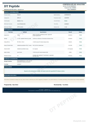 NP8 10 COA